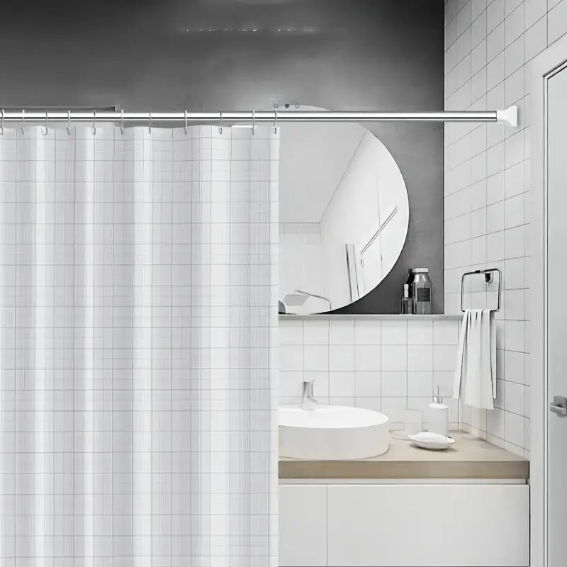 Barra Plegable Expandible Ropa Baño