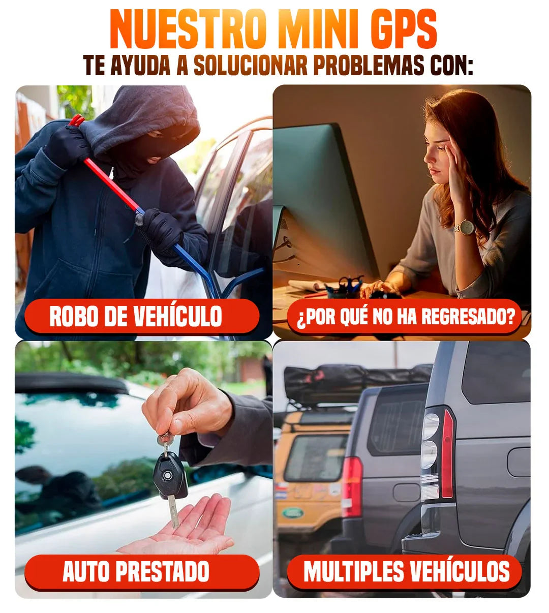 Mini GPS Rastreador: Protege lo que más amas 🚨