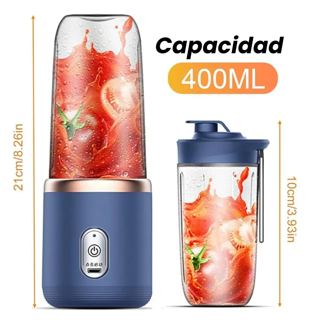 Licuadora Portatil Jugos 2 Vasos