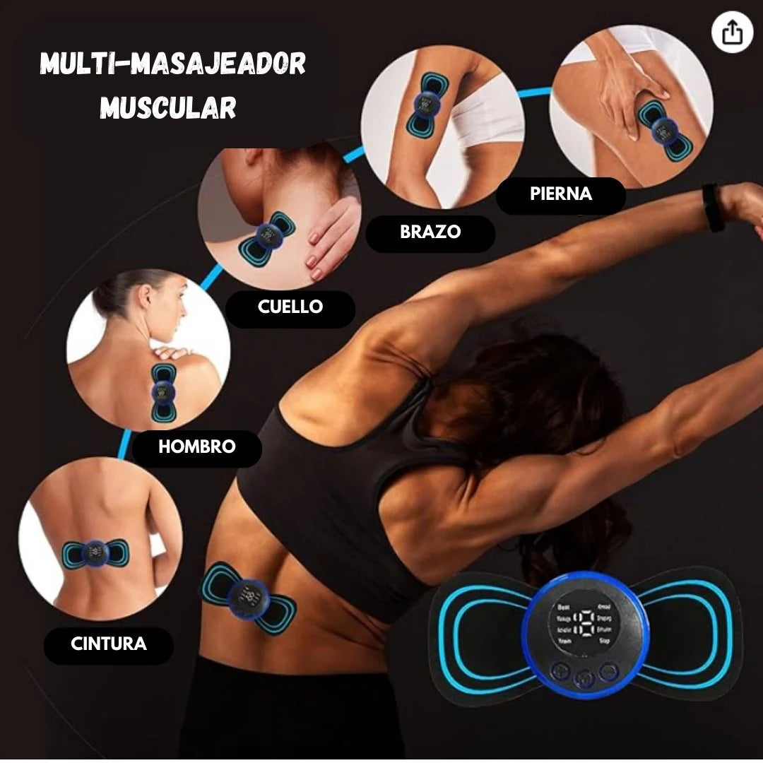Combo Masajeadores X3: 2 Mariposas de cuello + Tapete🔥